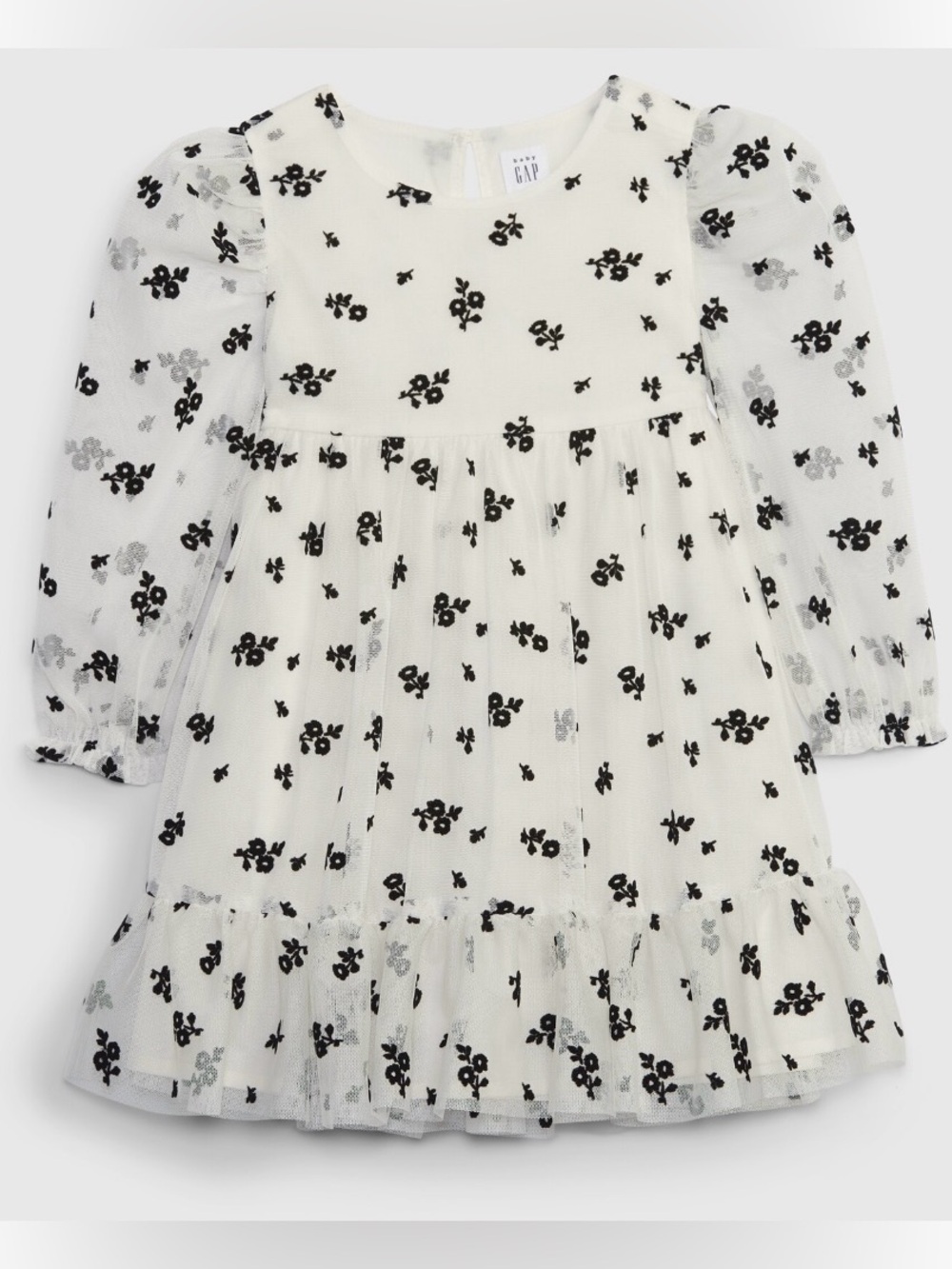 GAP Toddler Floral Tulle Dress (Size 3 years)